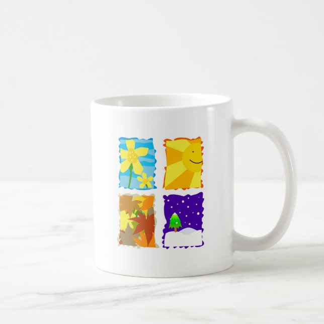 Taza De Café Cuatro estaciones (Derecha)