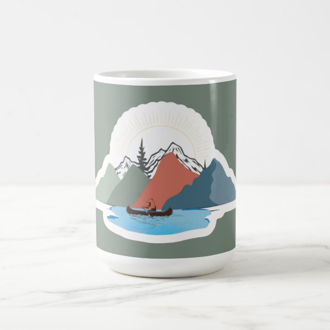 Taza De Café Cuatro estaciones de los Adirondacks (Centro)