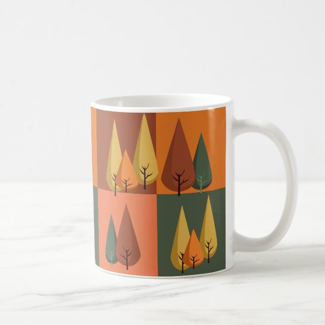 Taza De Café Cuatro estaciones de otoño (Derecha)