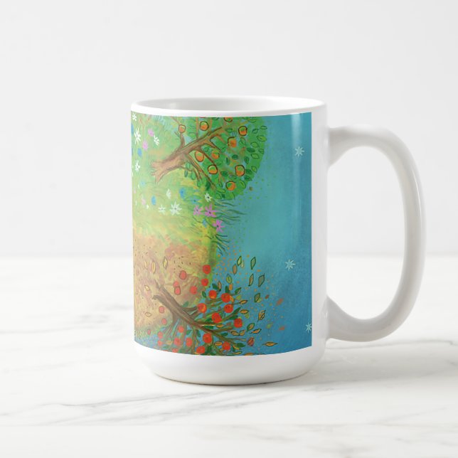 Taza De Café Cuatro estaciones en la Tierra (Derecha)