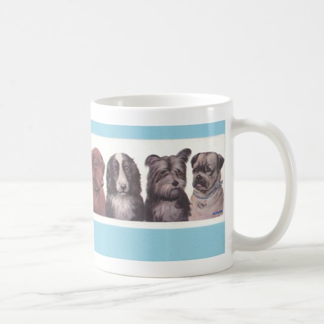 Taza De Café Cuatro perritos (Derecha)