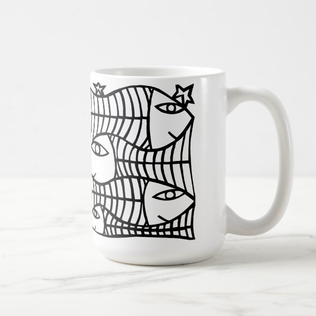 Taza De Café Cuatro pescados (Derecha)