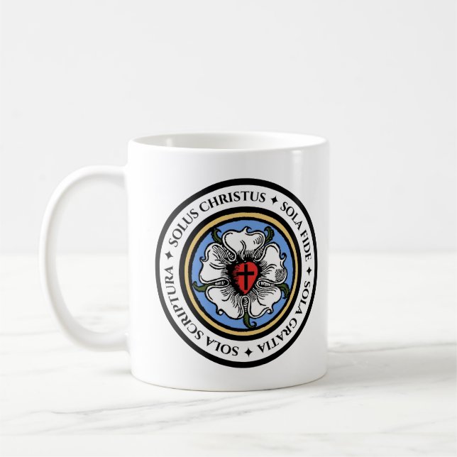 Taza De Café Cuatro Solas - Luterano (Izquierda)