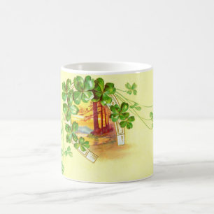Taza De Café Cuatro trébol de hojas y herradura