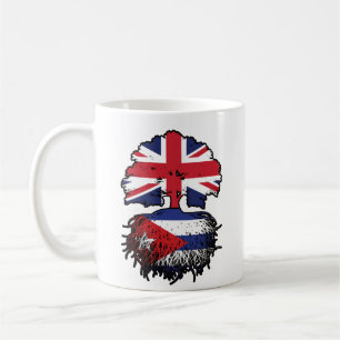 Taza De Café Cuba Bandera de los árboles cubanos británicos del