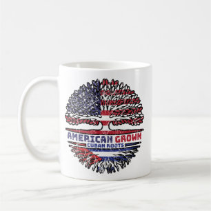 Taza De Café Cuba Cubano EEUU Americano USA Estados Unidos Árbo