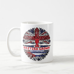 Taza De Café Cuba Reino Unido Cubano Reino Unido Ríos de Árbole