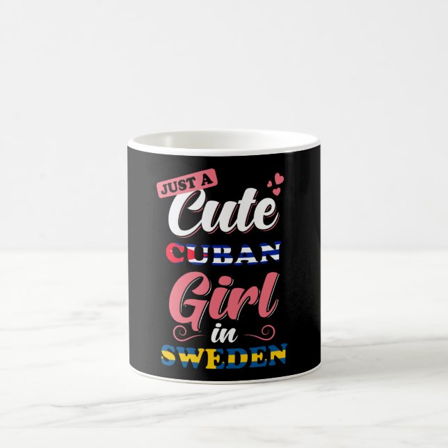 Taza De Café Cuba Suecia dice (Centro)