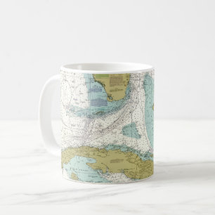 Taza De Café Cuba y el Estrecho de Florida