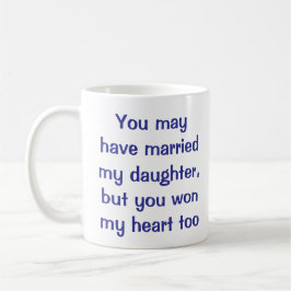 Taza De Café Cubierta de regalo cerámico yerno de café Mug