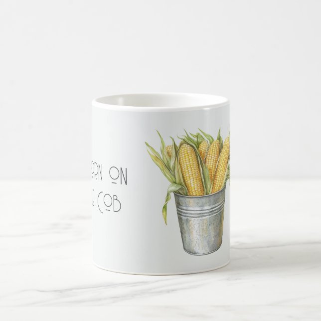 Taza De Café Cubo de Mazorca de Maíz (Centro)