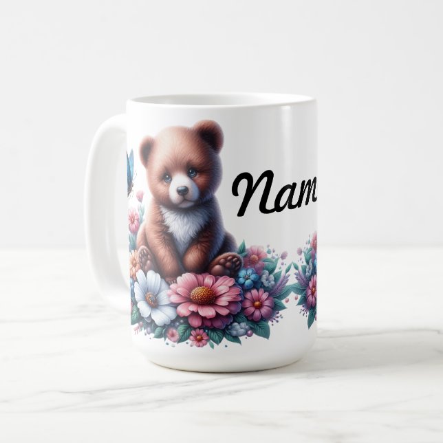 Taza De Café Cubo de oso para bebé (Anverso izquierdo)