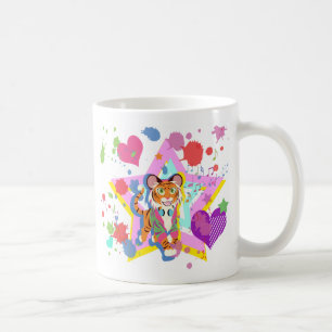 Taza De Café Cubo de tigre
