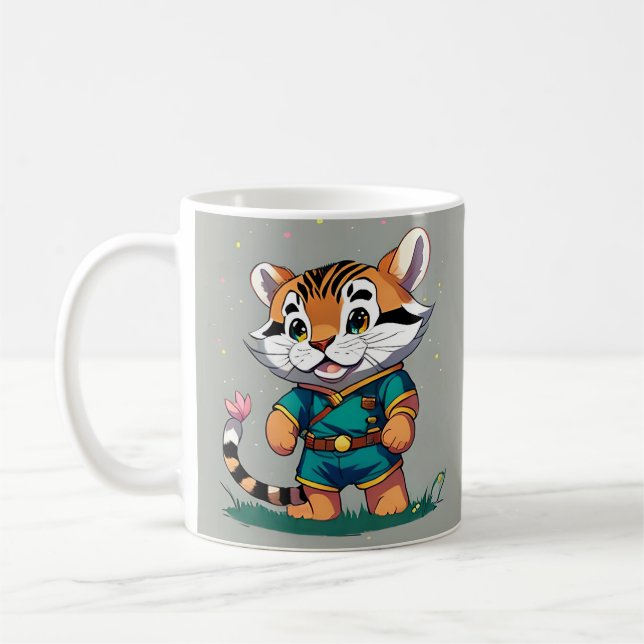 Taza De Café Cubo de tigre Scout (Izquierda)