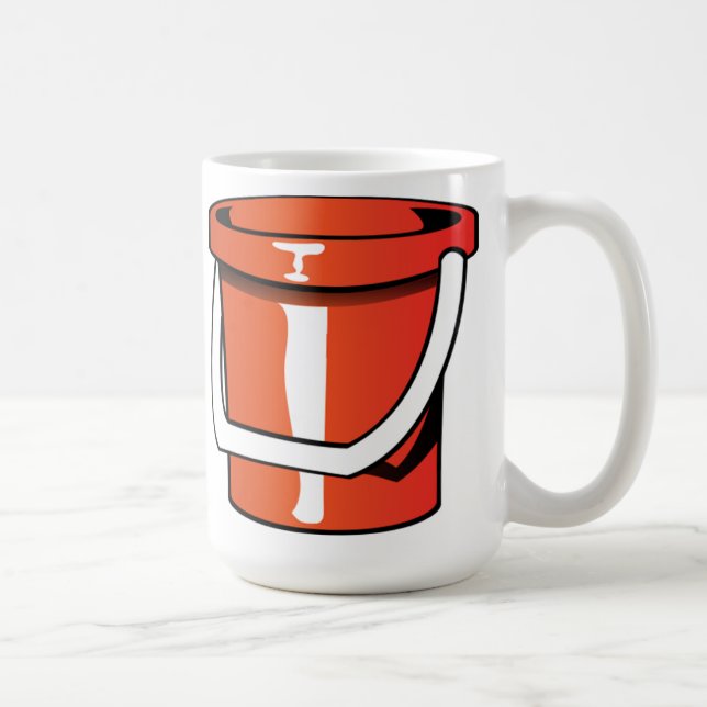 Taza De Café Cubo del cubo de la arena (Derecha)
