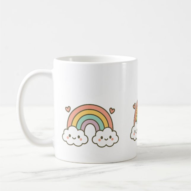 Taza De Café Cubos de arcoiris (Izquierda)