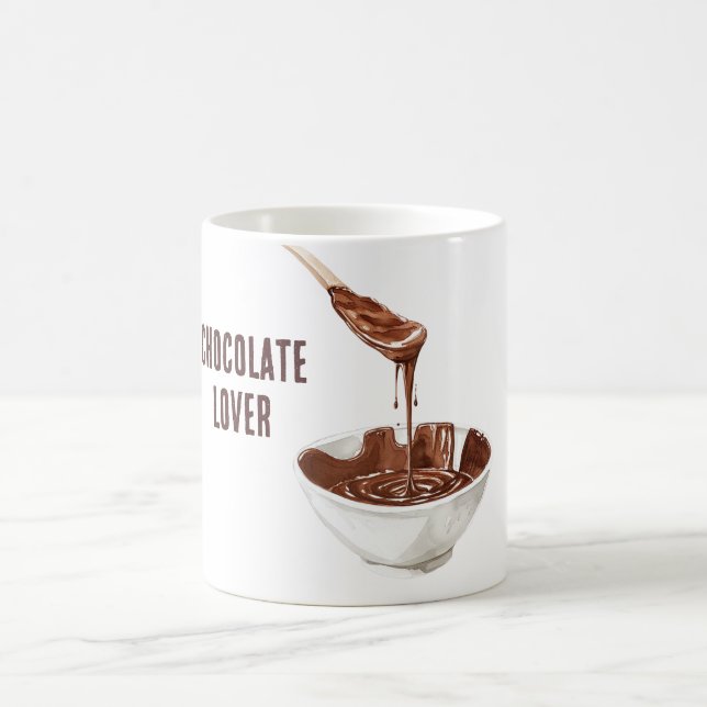 Taza De Café Cuchara Tazón Amante del Chocolate (Centro)