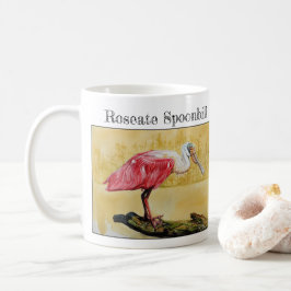 Taza De Café Cucharada de rosas ( Platalea ajaja )