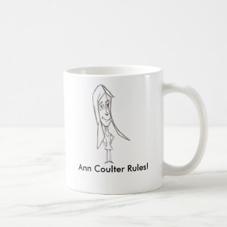 Taza De Café ¡Cuchilla, reglas de Ann Coulter!