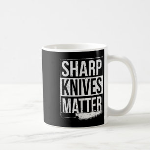 Taza De Café Cuchillos agudos, chef divertido y divertido de co