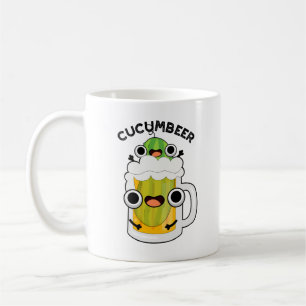 Taza De Café Cucum-beer Funny Beer Pun
