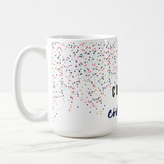 Taza De Café Cue el Confetti