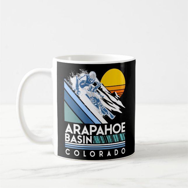 Taza De Café Cuenca de Arapahoe Esquí de Colorado (Izquierda)