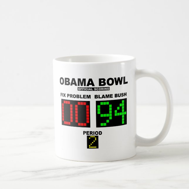 Taza De Café Cuenco de Obama - el anotar oficial (Derecha)