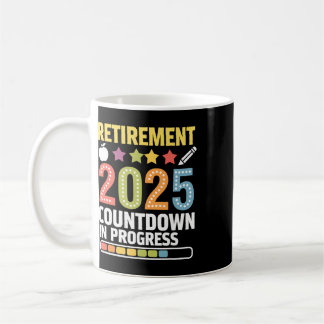 Taza De Café Cuenta Regresiva Divertida de Jubilación Cl de 202