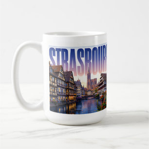 Taza De Café Cuento de hadas del canal de viaje de Estrasburgo