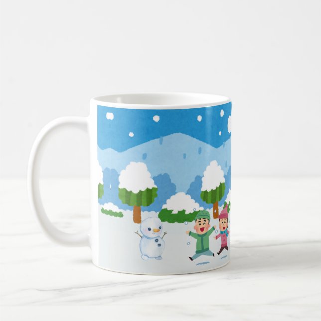 Taza De Café Cuento de Hadas Nevado (Izquierda)