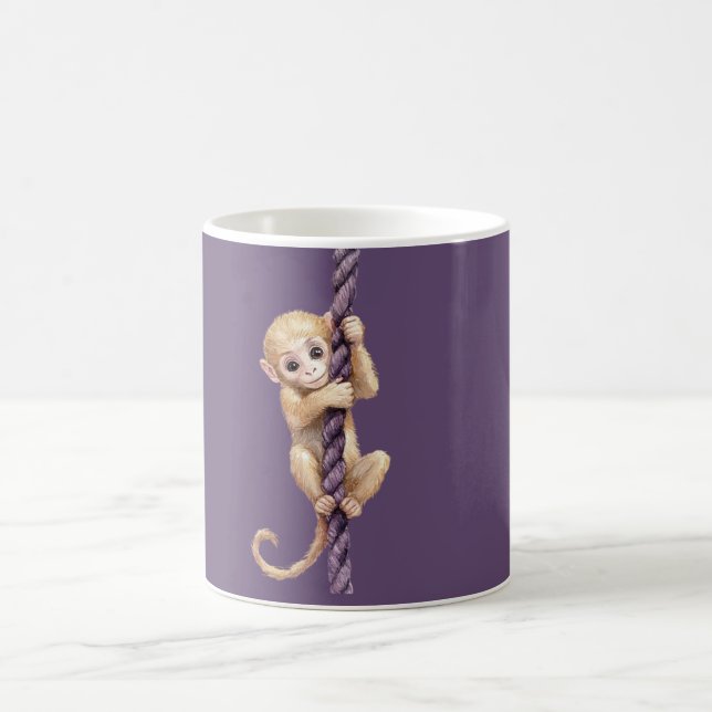 Taza De Café Cuerda Purpura de Mono (Centro)