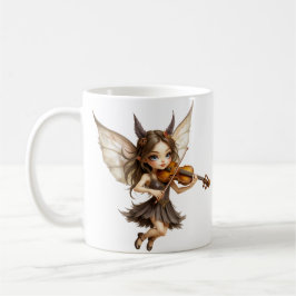 Taza De Café Cuerdas Susurrantes de la Hada del Atardecer.