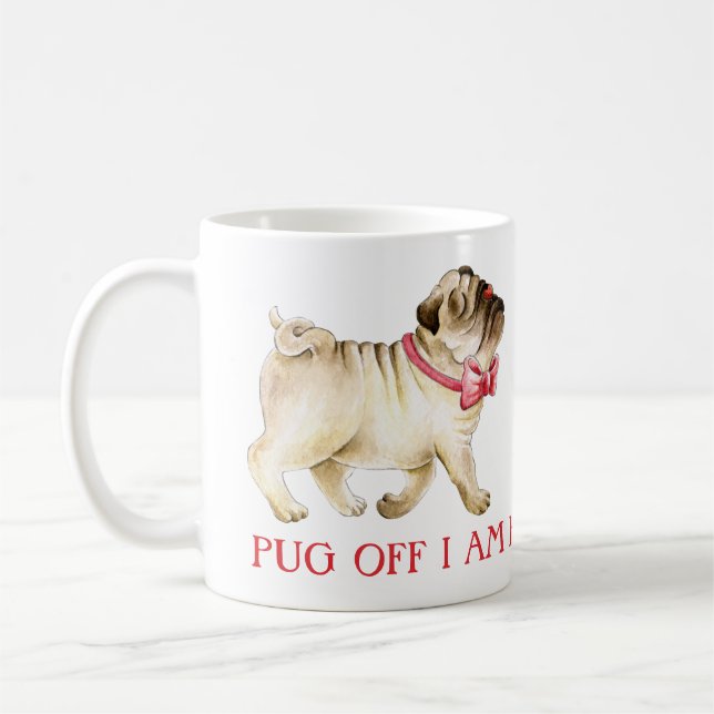 Taza De Café Cuerdo cachorro me estoy comiendo la acuarela de m (Izquierda)