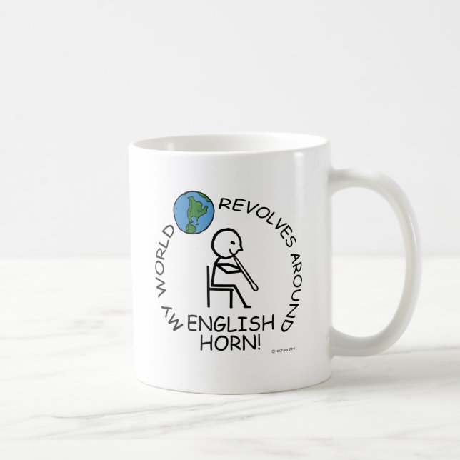 Taza De Café Cuerno de Inglés - El mundo se repite (Derecha)