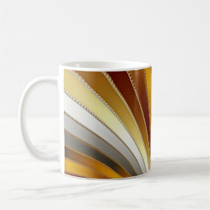 Taza De Café Cuero - Fractal Mug