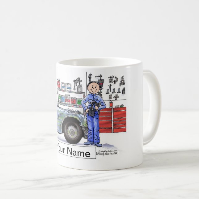 Taza De Café Cuerpo auto, varón (Anverso derecho)