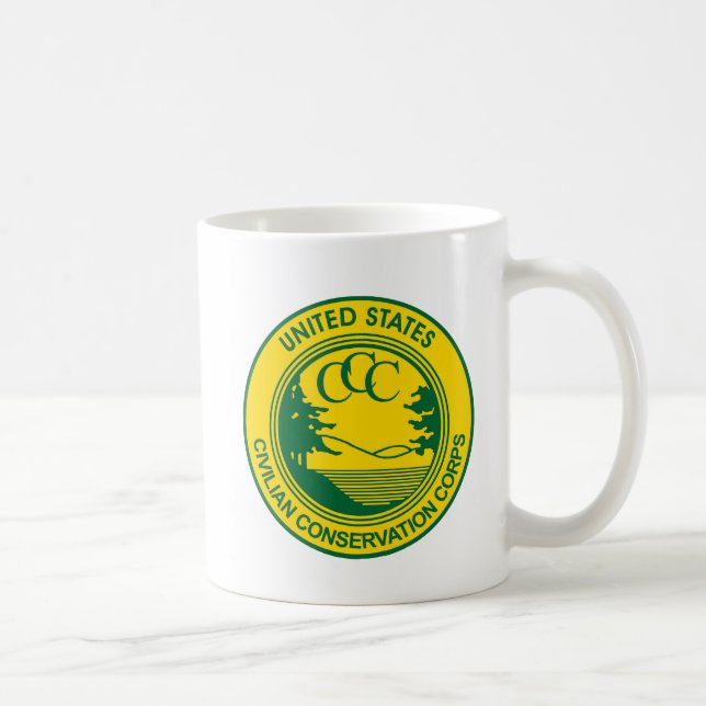 Taza De Café Cuerpo civil de la protección del CCC (Derecha)