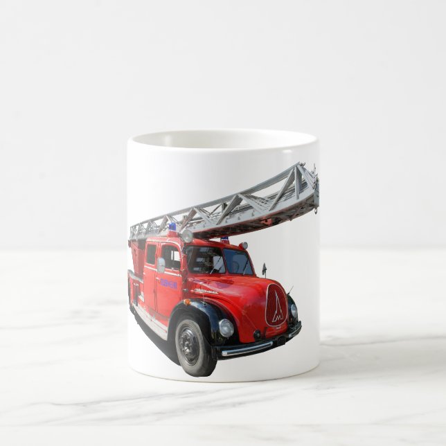 Taza De Café cuerpo de bomberos Drehleiterwagen (Centro)
