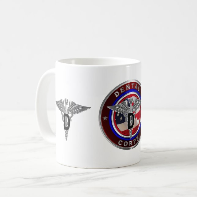 Taza De Café Cuerpo dental del ejército  (Anverso izquierdo)
