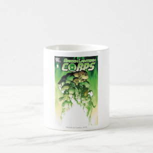 Taza De Café Cuerpo verde de la linterna