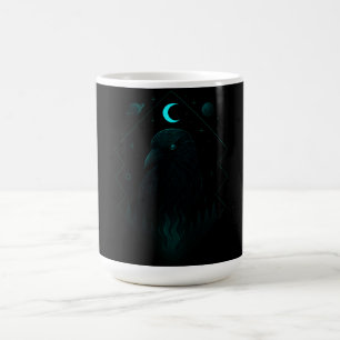 Taza De Café Cuervo Astral - Mensajero Cósmico Oscuro