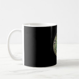 Taza De Café Cuervo de Manzana de Noche Espeluznante Castillo E