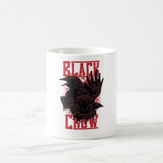 Taza De Café Cuervo Negro (Centro)