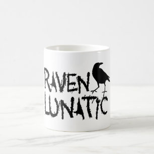 Taza De Café Cuervo negro loco del cuervo