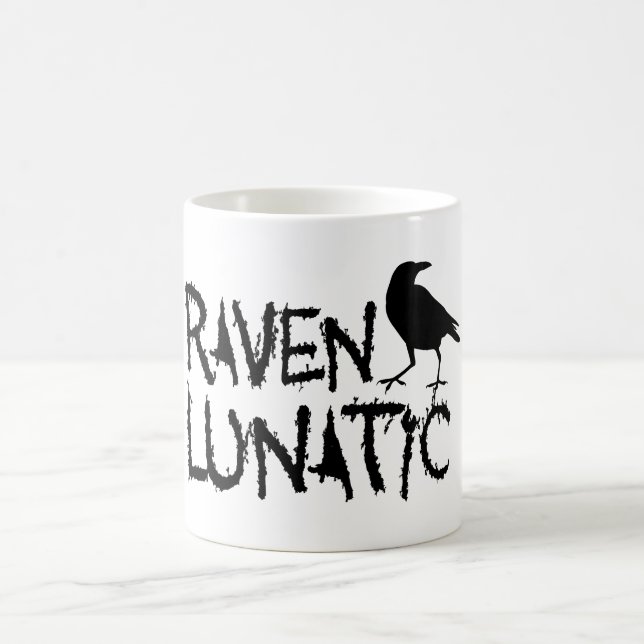 Taza De Café Cuervo negro loco del cuervo (Centro)