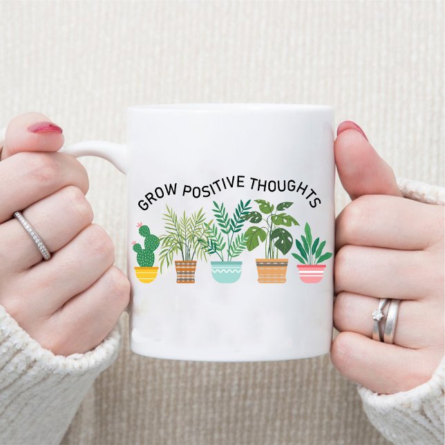 Taza De Café Cuestiones de salud mental, afirmación positiva (Mental Health Matters, Positive Affirmation Coffee Mug)