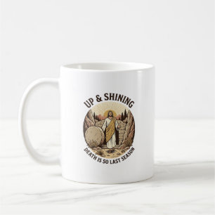 Taza De Café Cueva de la Resurrección de Fe Divertida Grabado V