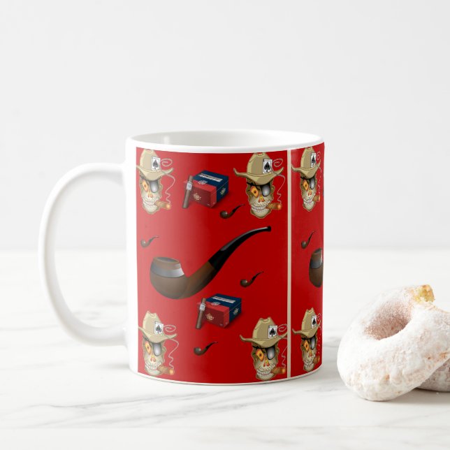 Taza De Café cueva del hombre de los mulos (Con donut)