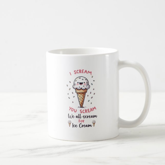 Taza De Café Cuidada crema de hielo (Derecha)